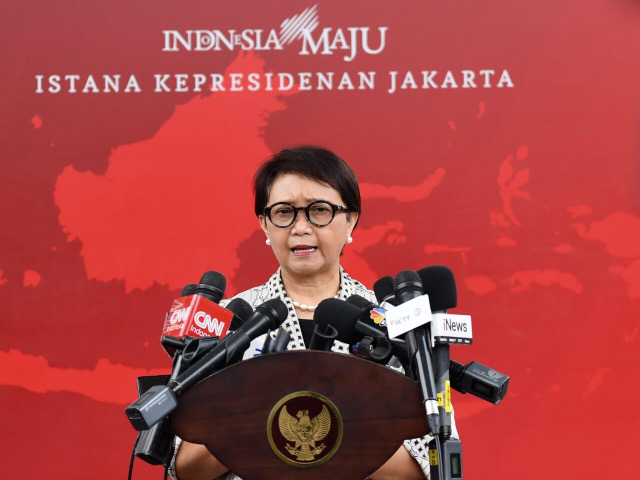 Menlu RI Retno Marsudi. (SinPo.id/Setpres)