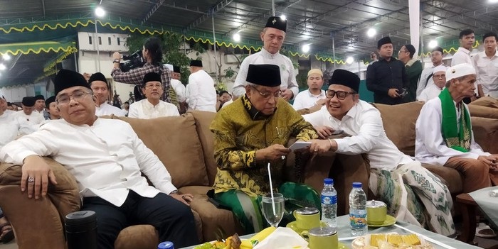 Gus Yahya, Said Aqil, dan Cak Imin (SinPo.id/ Istimewa)