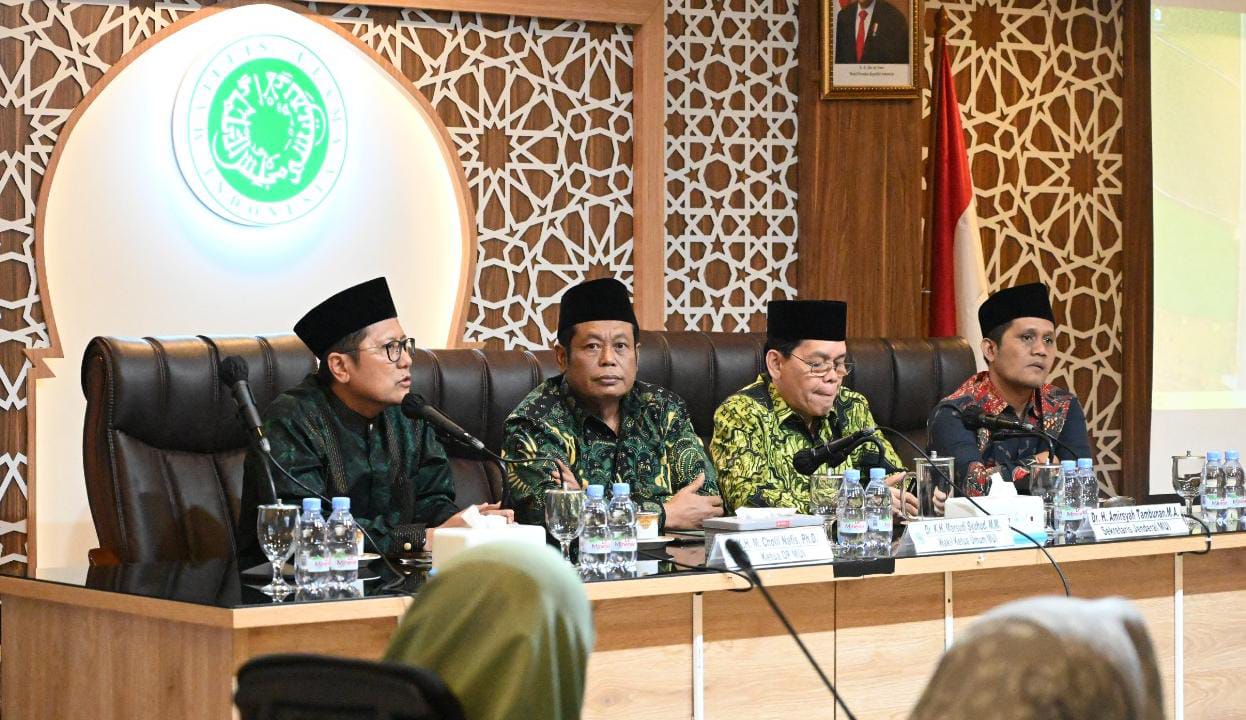 MUO Bahas Larangan Hijab di Paskibraka bersama Ormas Islam (SinPo.id/MUI)