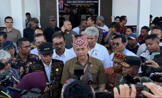 Menteri Agraria dan Tata Ruang/Kepala Badan Pertanahan Nasional (ATR/BPN) Agus Harimurti Yudhoyono (AHY). (SinPo.id/Antara)