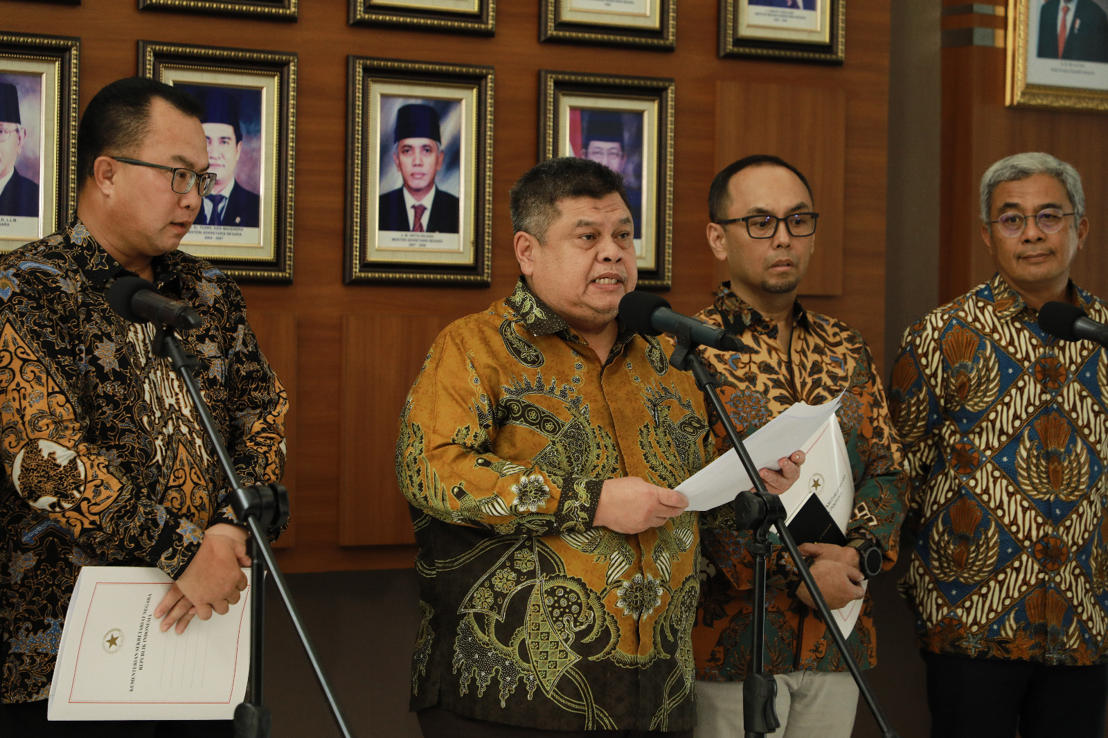 Ketua Pansel KPK Muhammad Yusuf Ateh (SinPo.id/Setneg)