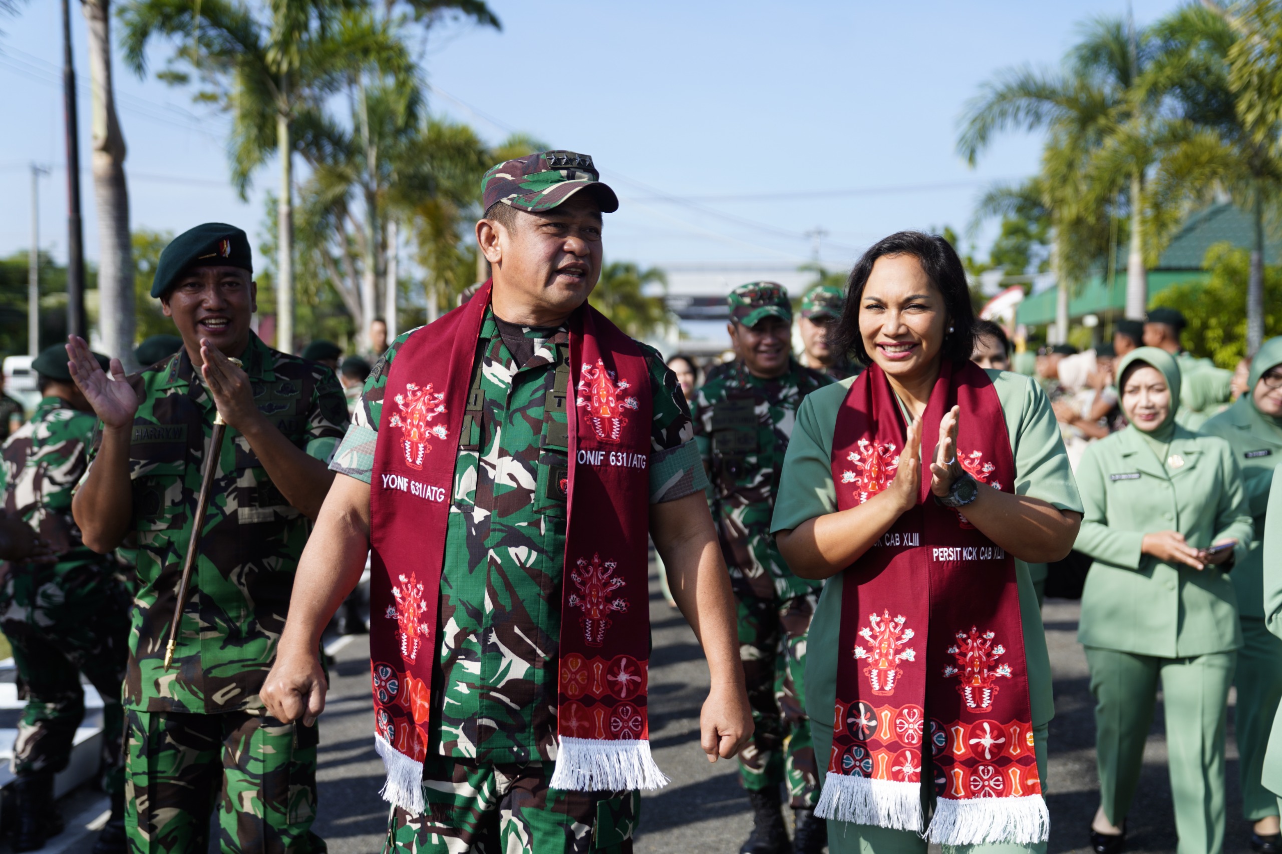 Kasad TNI Jenderal Maruli Simanjuntak di Palamgkaraya, Kalteng (Sinpo.id/Dispenad)