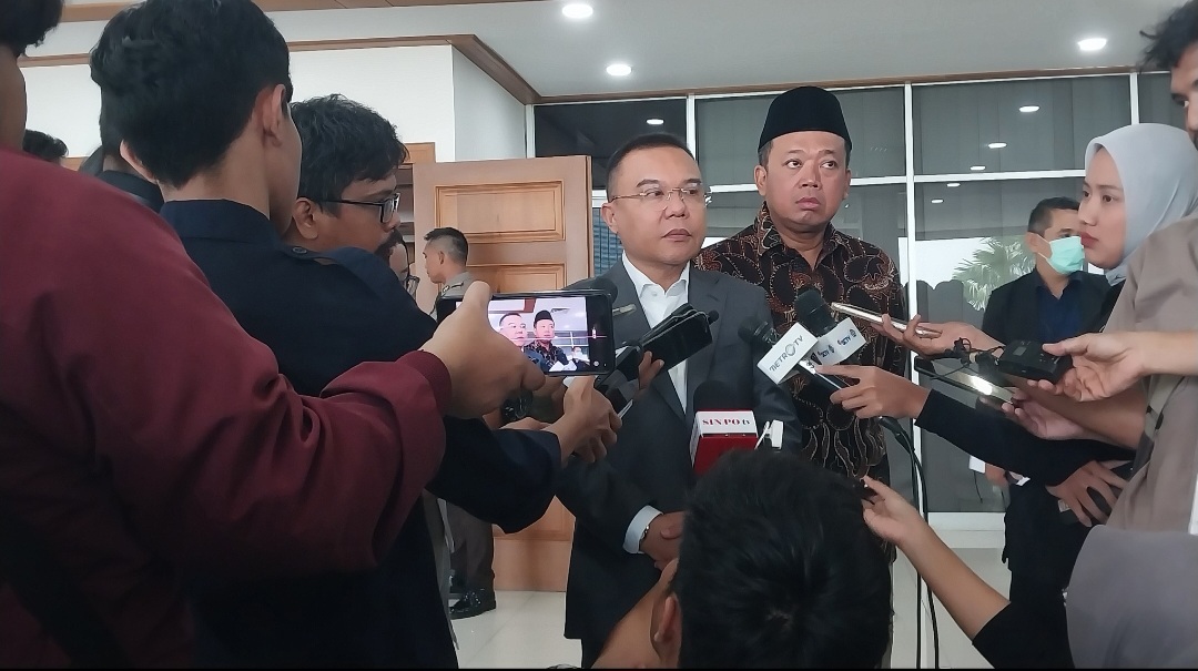 Ketua Harian DPP Gerindra Dasco (SinPo.id/Galuh)