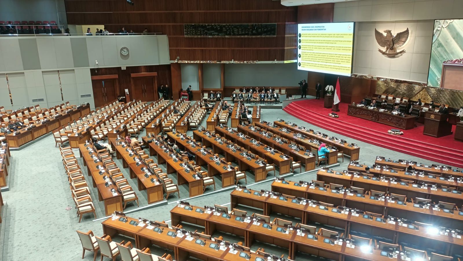 Rapat Paripurna DPR RI. (SinPo.id/Galuh Ratnatika)