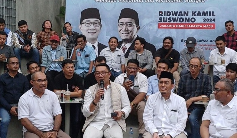 Pasangan bakal cagub-cawagub Jakarta Ridwan Kamil dan Suswono (SinPo.id/ Tim RIDO)