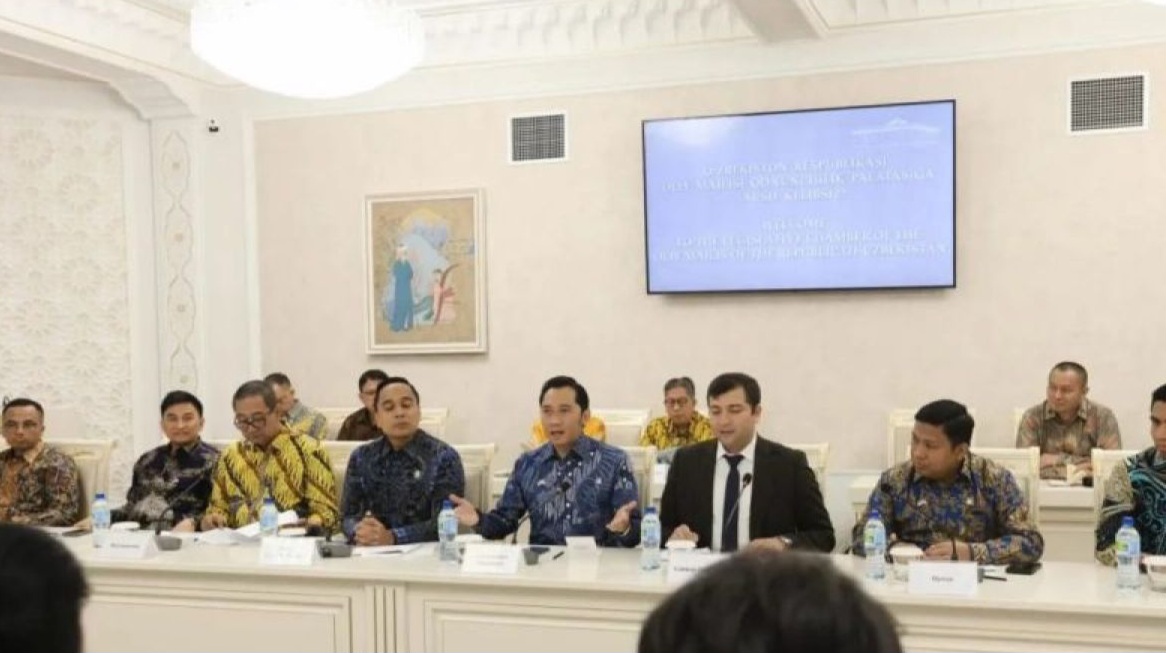 DPR RI-Parlemen Uzbekistan Bahas Kerja Sama dan Pemerintahan Baru (SinPo.id/Antara)