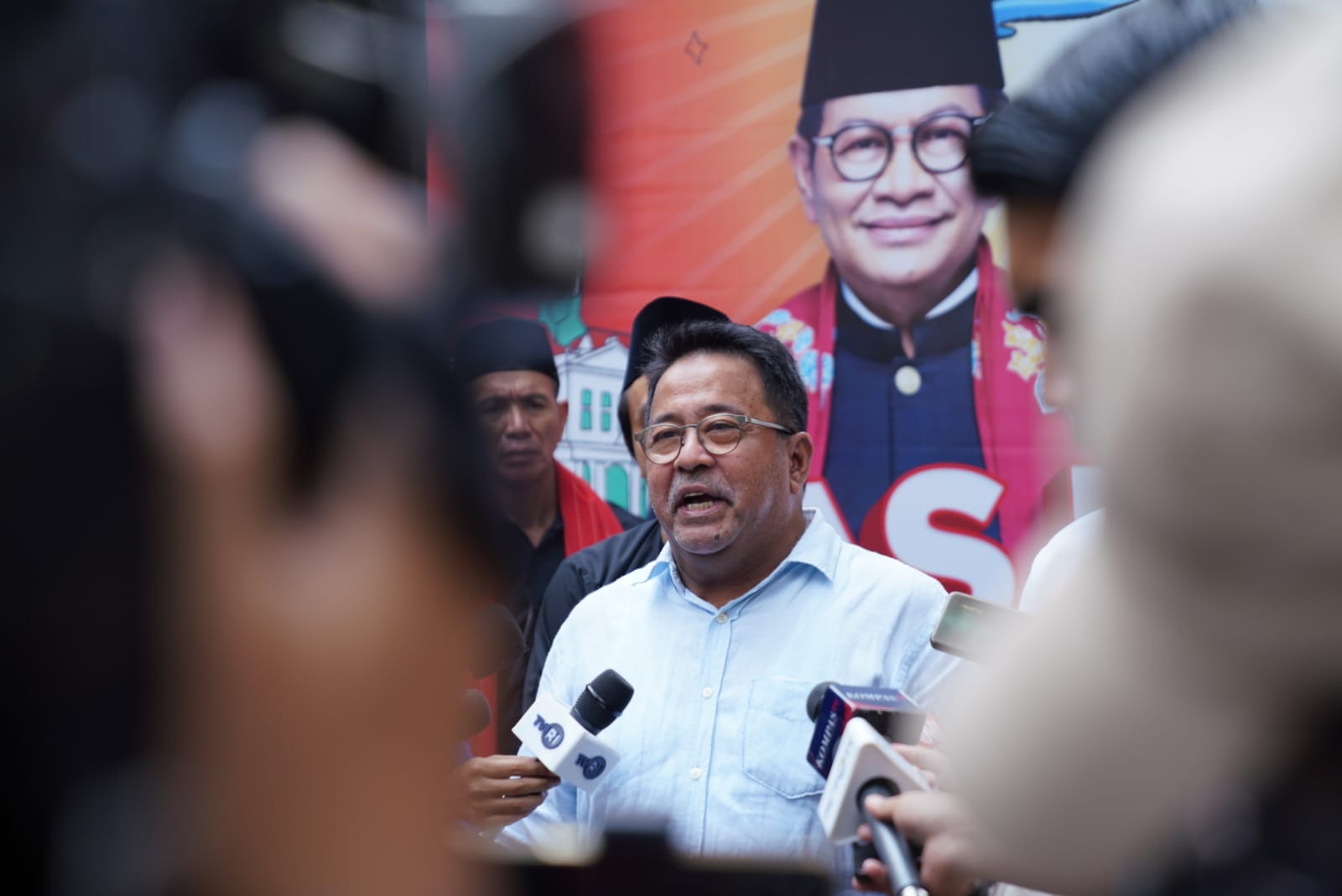 Bakal calon wakil gubernur Jakarta Rano Karno. (SinPo.id/tim Pram-Rano)