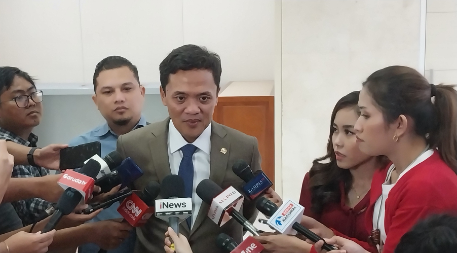 Waketum Partai Gerindra Habiburokhman (SinPo.id/ Galuh Ratnatika)