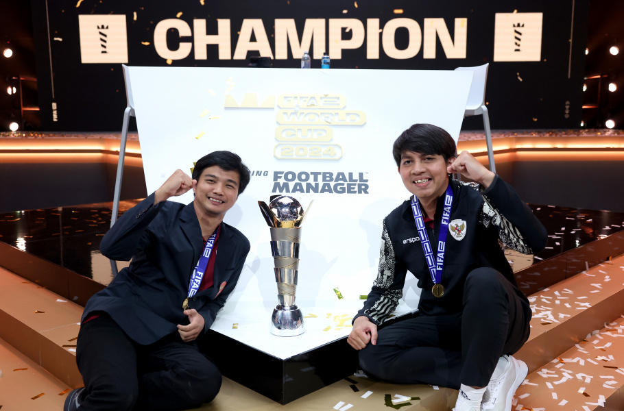 Indonesia Juara FIFAe World Cup featuring Footbal Manager 2024