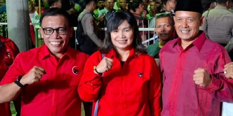 Pasangan calon bupati dan wakil bupati Tapteng 2024 Masinton Pasaribu-Mahmud Effendi. (SinPo.id/Istimewa)