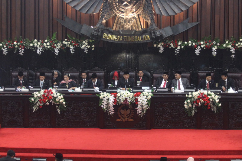 MPR RI gelar sidang akhir masa jabatan 2019-2024 (Ashar/SinPo.id)