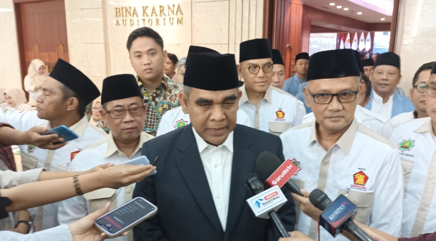 Sekjen Partai Gerindra Ahmad Muzani (SinPo.id/ Sigit Nuryadin)