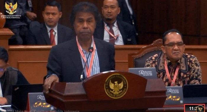 Pakar Hukum Tata Negara Margarito Kamis (SinPo.id/Youtube MKRI)