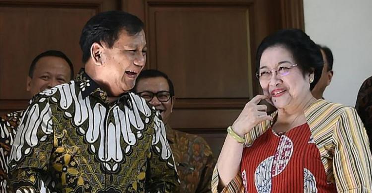 Prabowo bersama Megawati (SinPo.id/Antara)