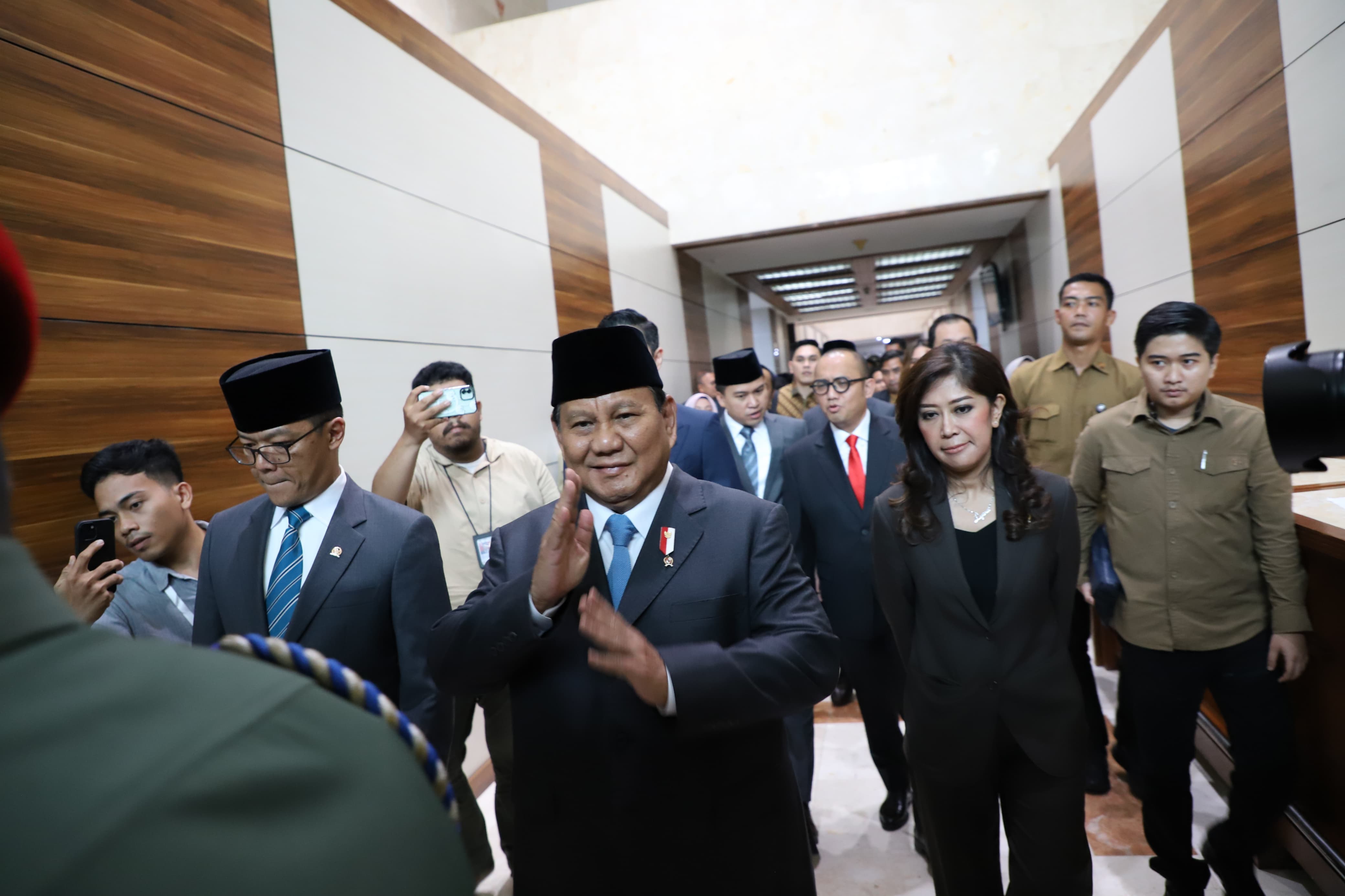 Menhan Prabowo Subianto (SinPo.id/Azhar)