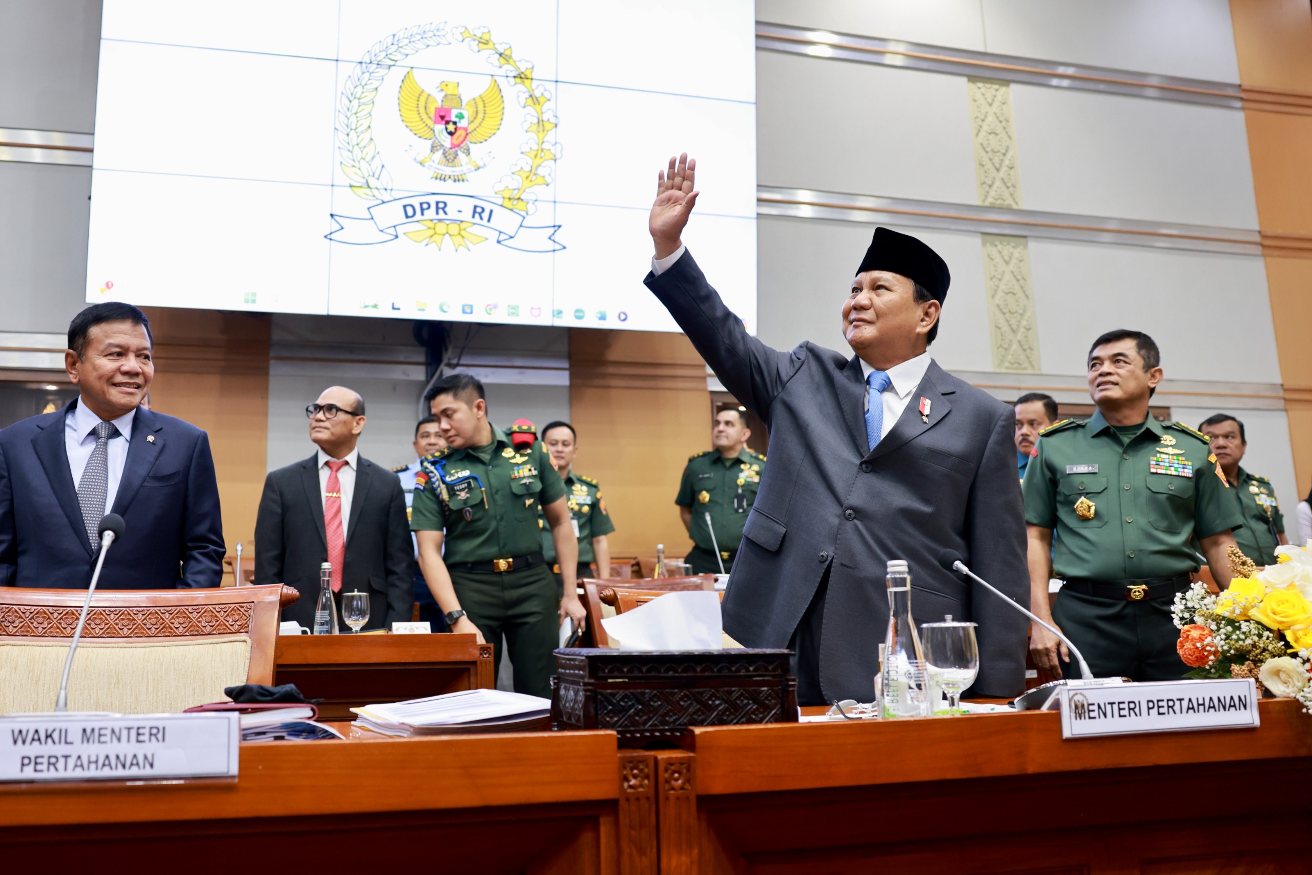 Menhan RI Prabowo Subianto (SinPo.id/Media Gerindra)