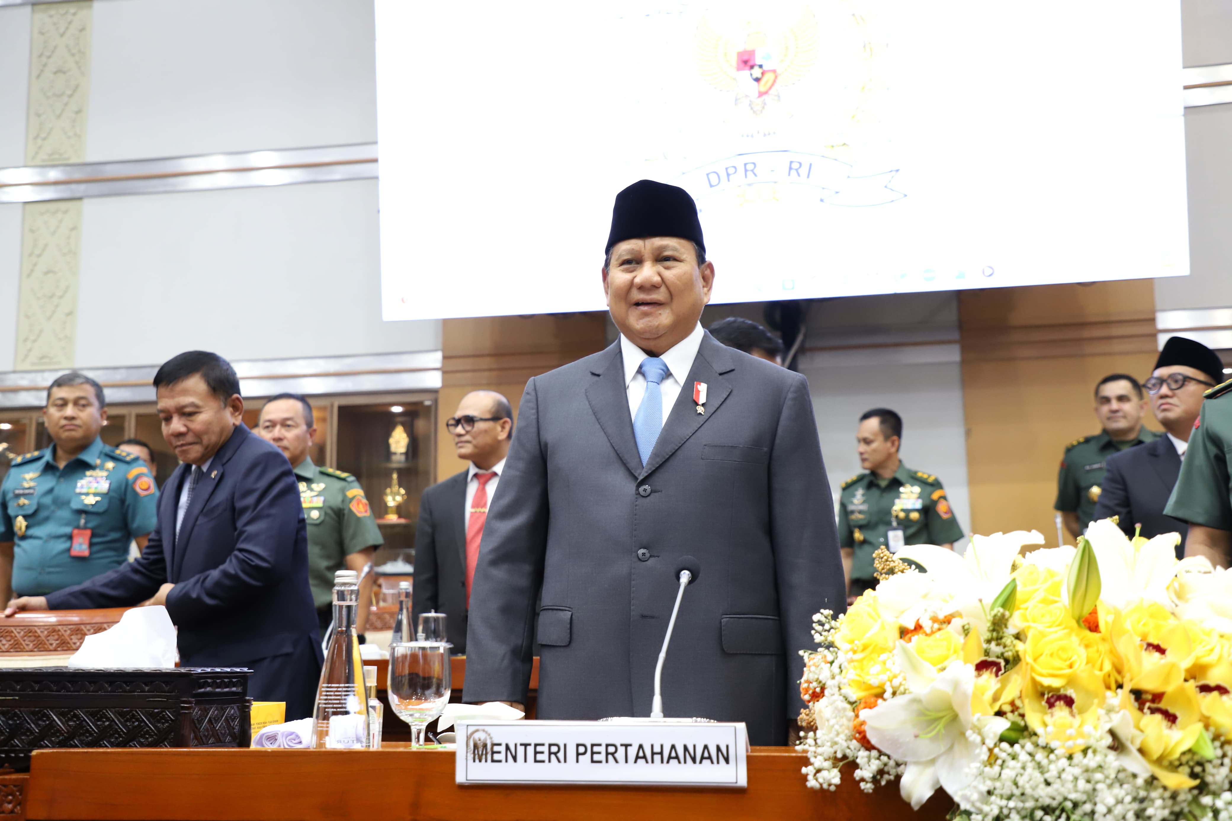 Menhan Prabowo Subianto (SinPo.id/Ashar)