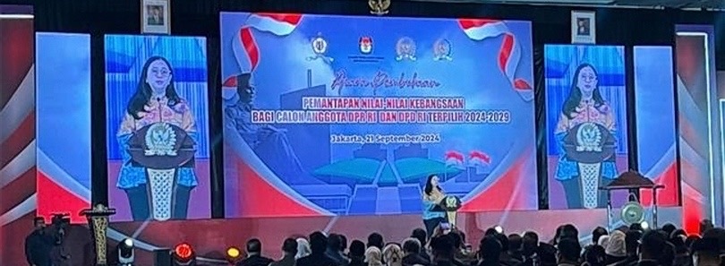 Ketua DPR RI Puan Maharani. (SinPo.id/Tio)