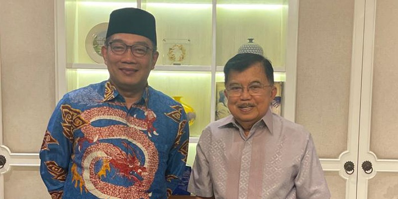 Pertemuan antara Ridwan Kamil dan JK (Sinpo.id/Tim Media)