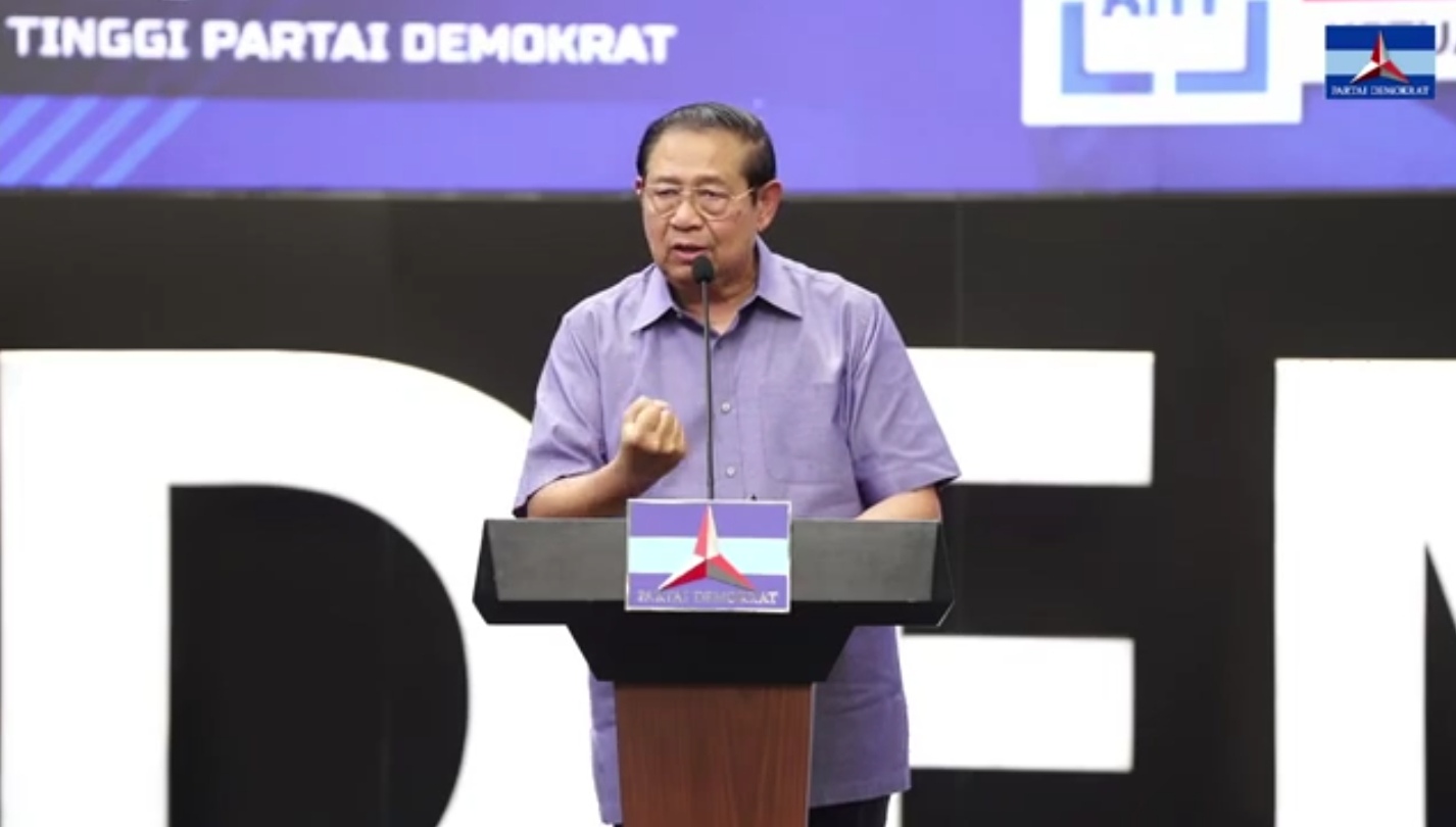 Ketua Majelis Tinggi Partai Demokrat SBY. (SinPo.id/tangkap layar)