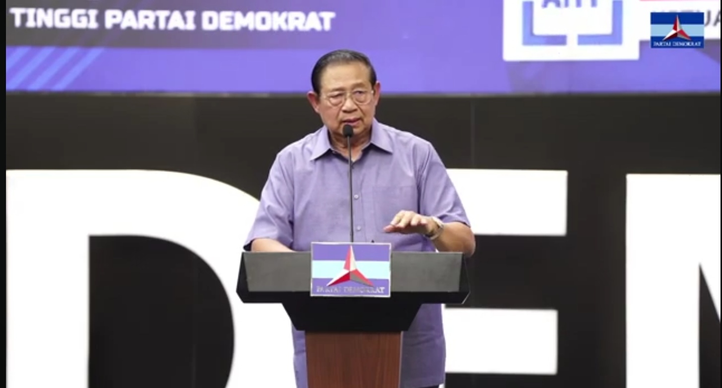 Ketua Majelis Tinggi Partai Demokrat Susilo Bambang Yudhoyono. (SinPo.id/tangkap layar)