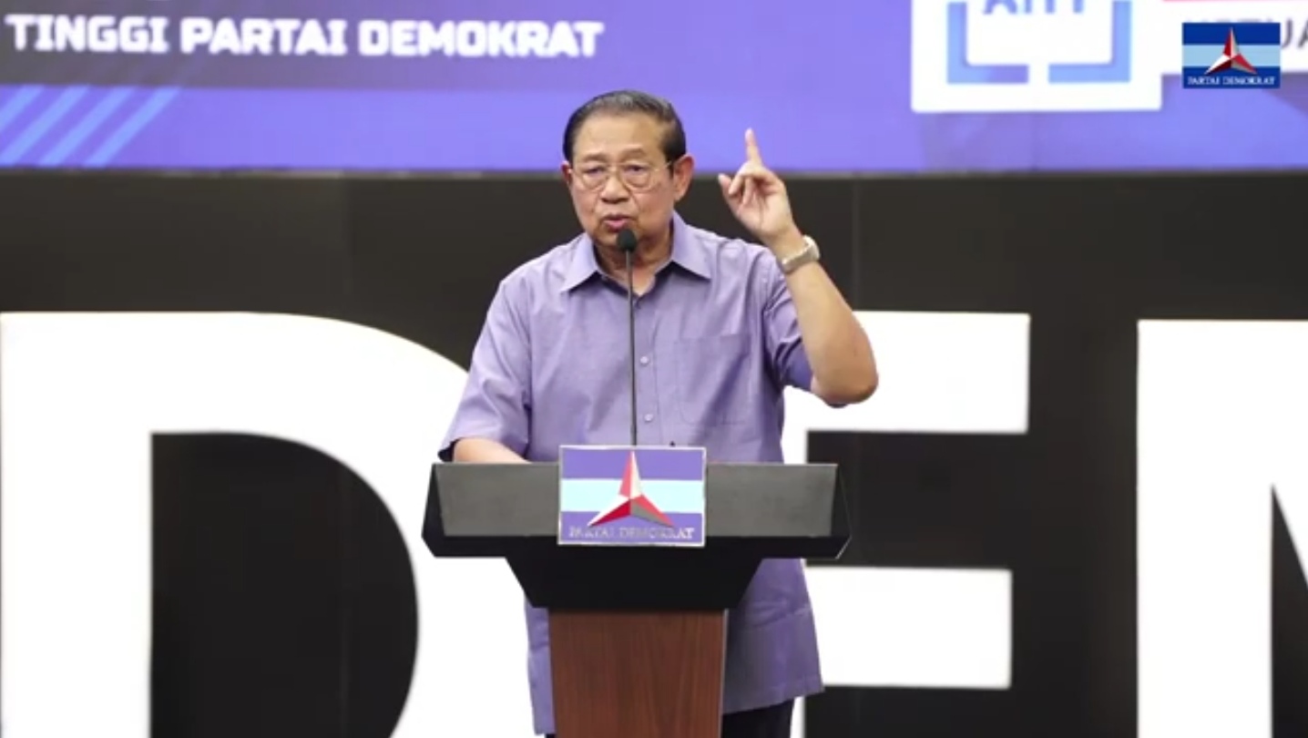 Ketua Majelis Tinggi Partai Demokrat Susilo Bambang Yudhoyono. (SinPo.id/tangkap layar)