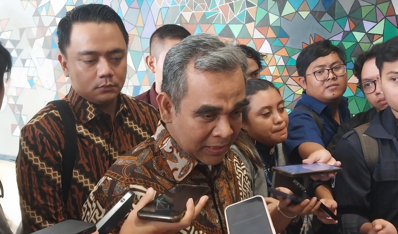 Sekjen Partai Gerindra Ahmad Muzani (SinPo.id/ Galuh Ratnatika)