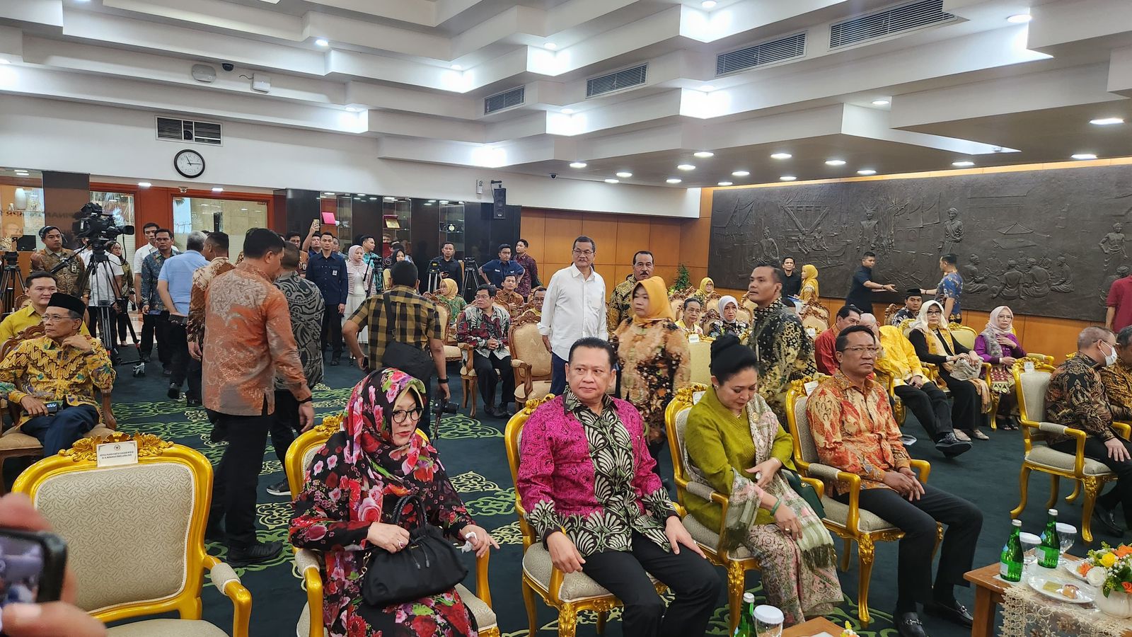 Titiek dan Tutut Soeharto hadiri silaturahmi kebangsaan MPR RI (SinPo.id/ Dok. Beritanasional)