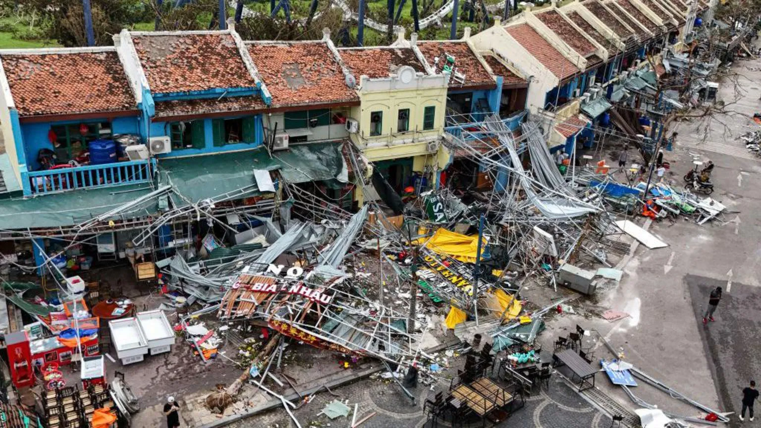 Vietnam usai dihantam topan Super Yagi (SinPo.id/ Getty Images)