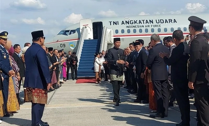 Prabowo antarkan Jokowi ke Bandara Halim Perdanakusuma (SinPo.id/Antara)