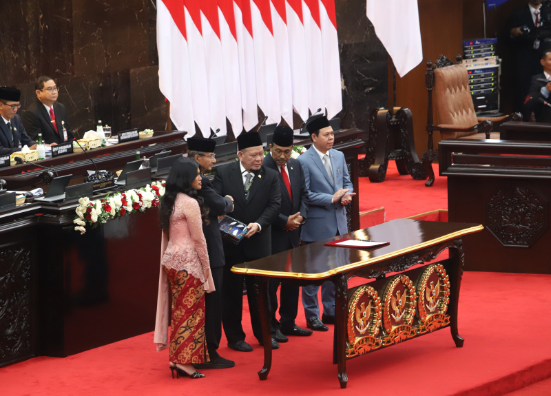 Sidang pelantikan DPD RI periode 2024-2029 (Ashar/SinPo.id)