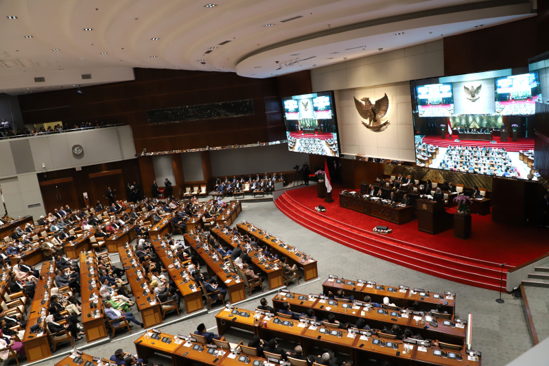 Ruang Sidang DPR RI (SinPo.id/Ashar)