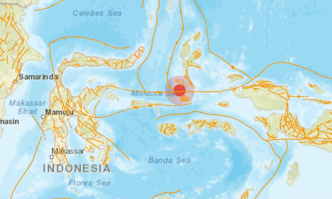 Gempa Maluku Utara (SinPo.id/BMKG)