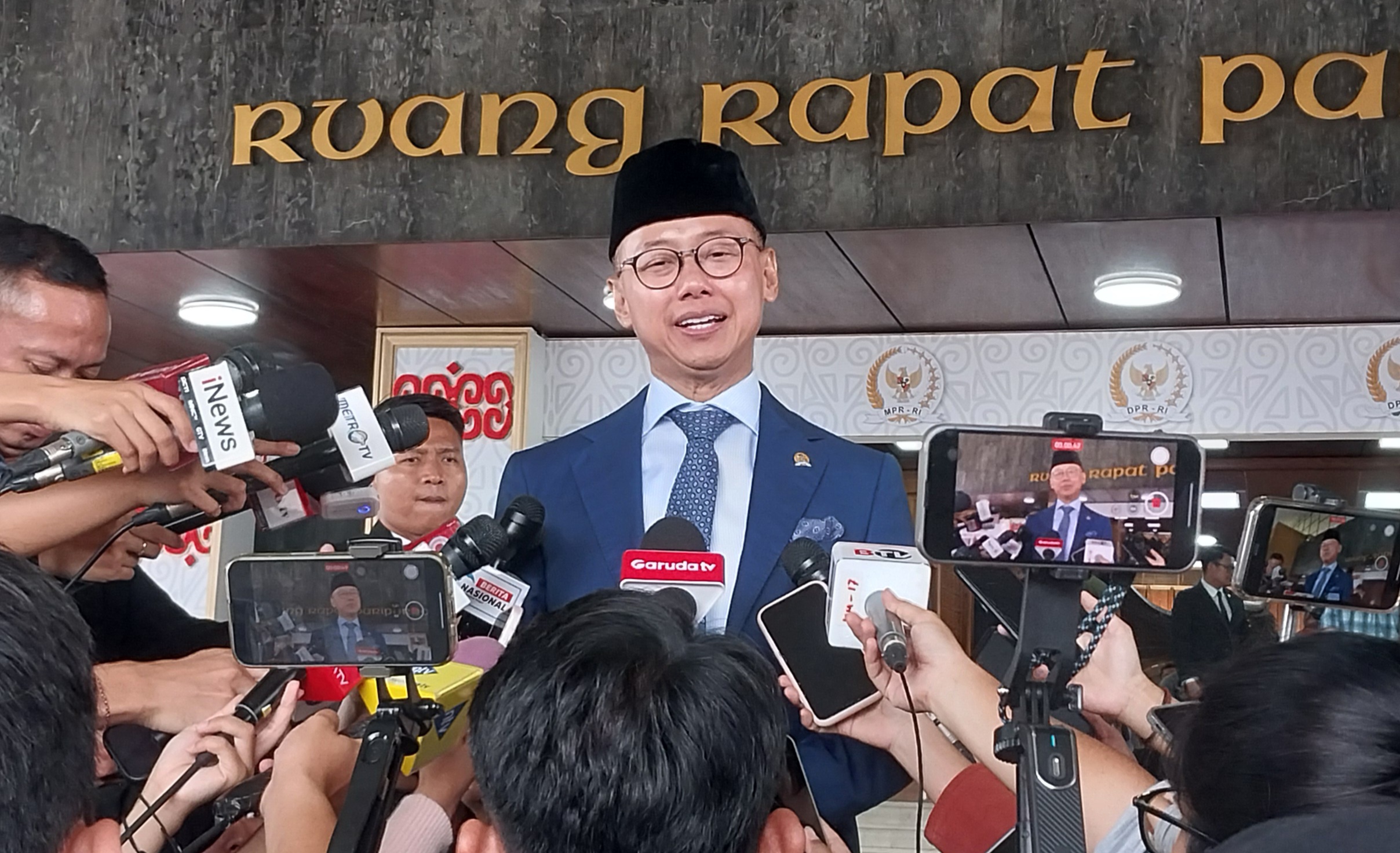 Wakil Ketua MPR RI Eddy Soeparno (SinPo.id/ Galuh Ratnatika)