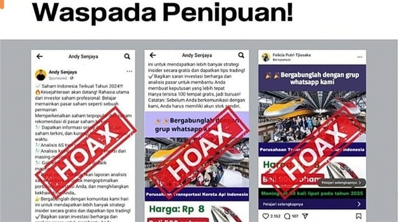 PT KCIC mengimbau masyarakat waspadai penipuan berkedok investasi. (SinPo.id/dok. KCIC)