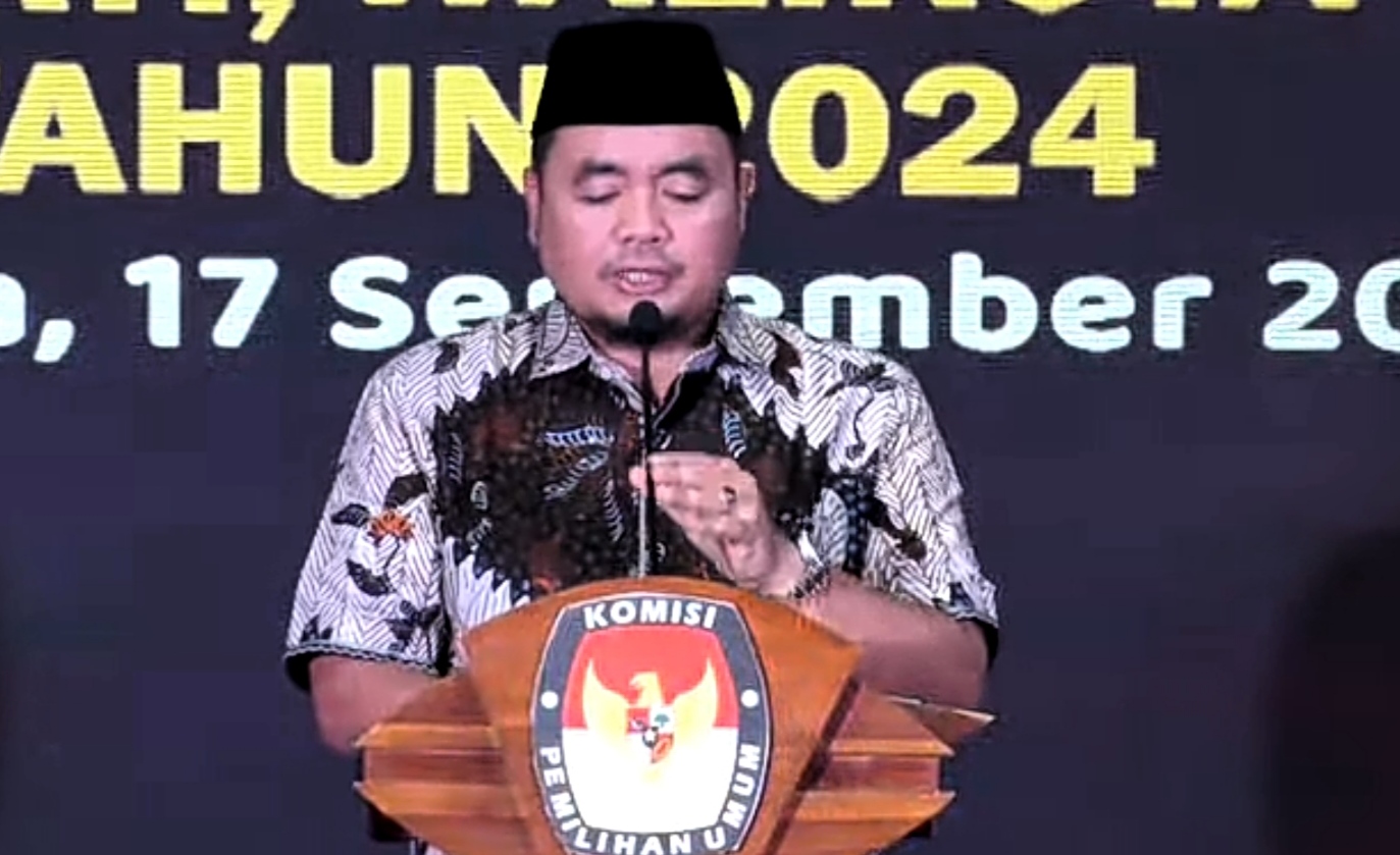 Ketua KPU RI Mochammad Afifuddin (SinPo.id/ Sigit Nuryadin)