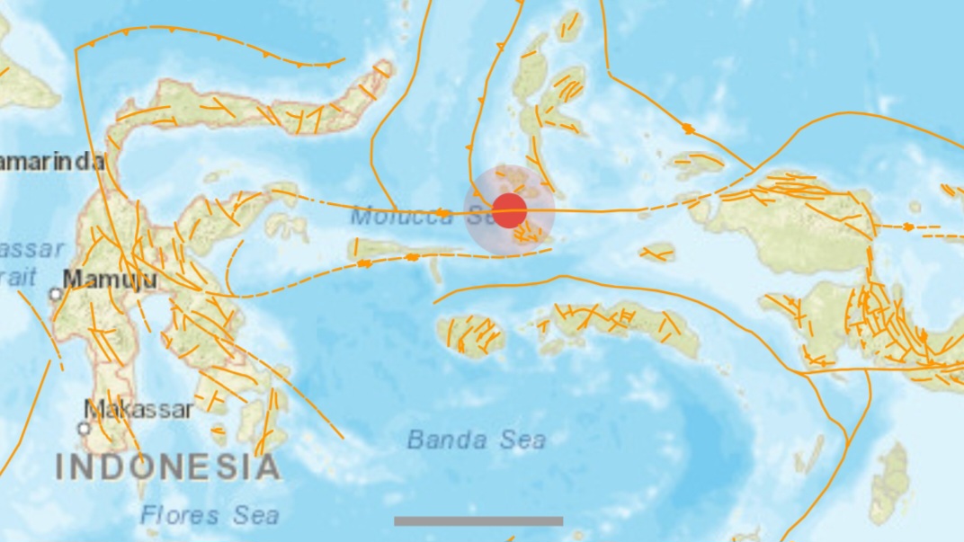 Gempa Guncang Malut (SinPo.id/BMKG)