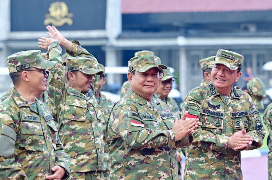 Presiden Prabowo Subianto dan jajaran menteri