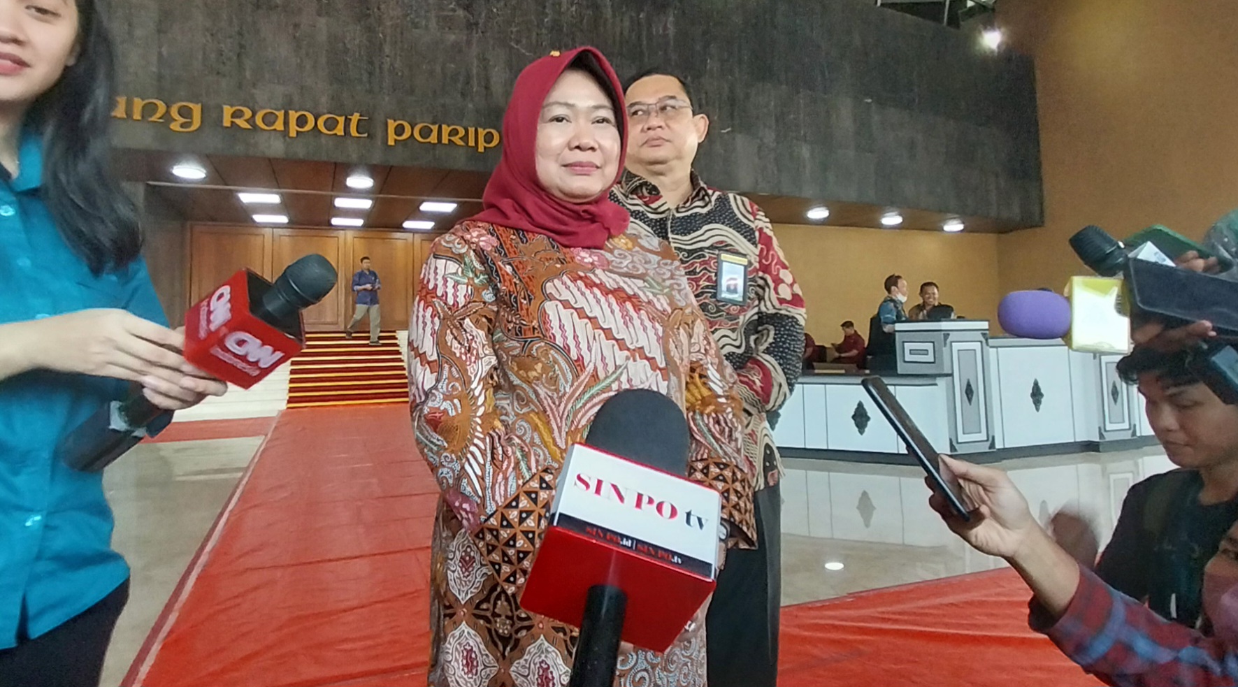 Plt Sekretaris Jenderal (Sekjen) MPR RI Siti Fauziah (SinPo.id/ Galuh Ratnatika)