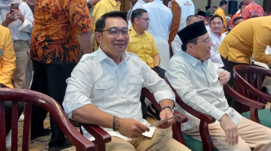 Pasangan cagub-cawagub Jakarta Nomor Urut 1 Ridwan Kamil dan Suswono (SinPo.id/ Ashar)