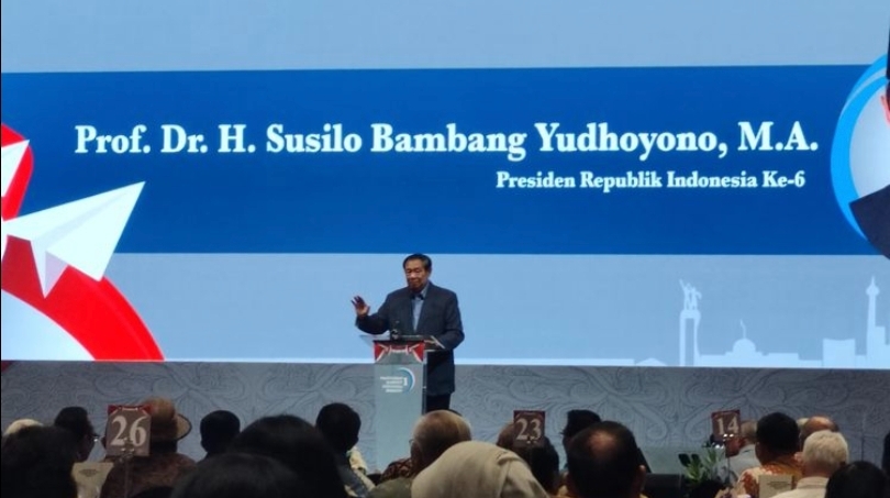 Presiden ke-6 RI Susilo Bambang Yudhoyono (SinPo.id/ Tangkapan layar)