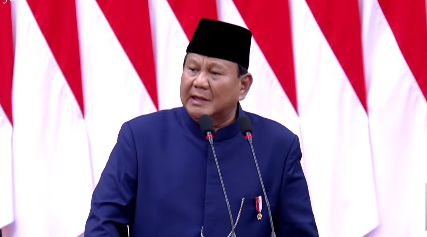 Presiden RI Prabowo Subianto (SinPo.id/YouTube SinPoTv)