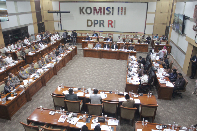 RDP Komisi III DPR RI dengan Polda NTT (SinPo.id/ Ashar)