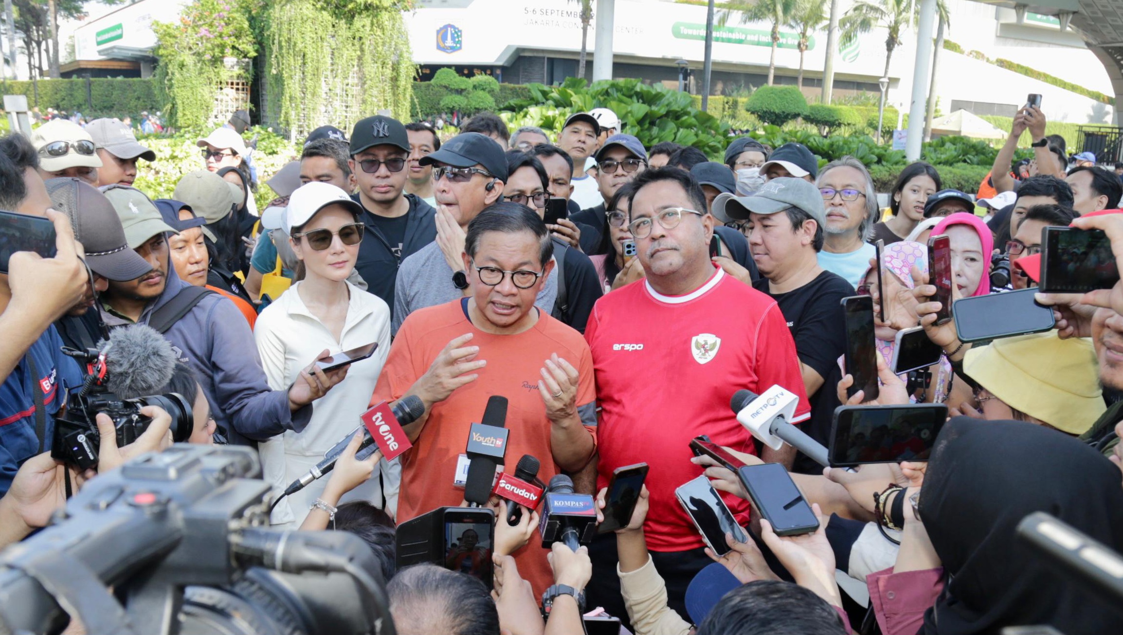 Pasangan bakal calon gubernur dan wakil gubernur Jakarta Pramono Anung-Rano. (SinPo.id/tim Pram-Rano)