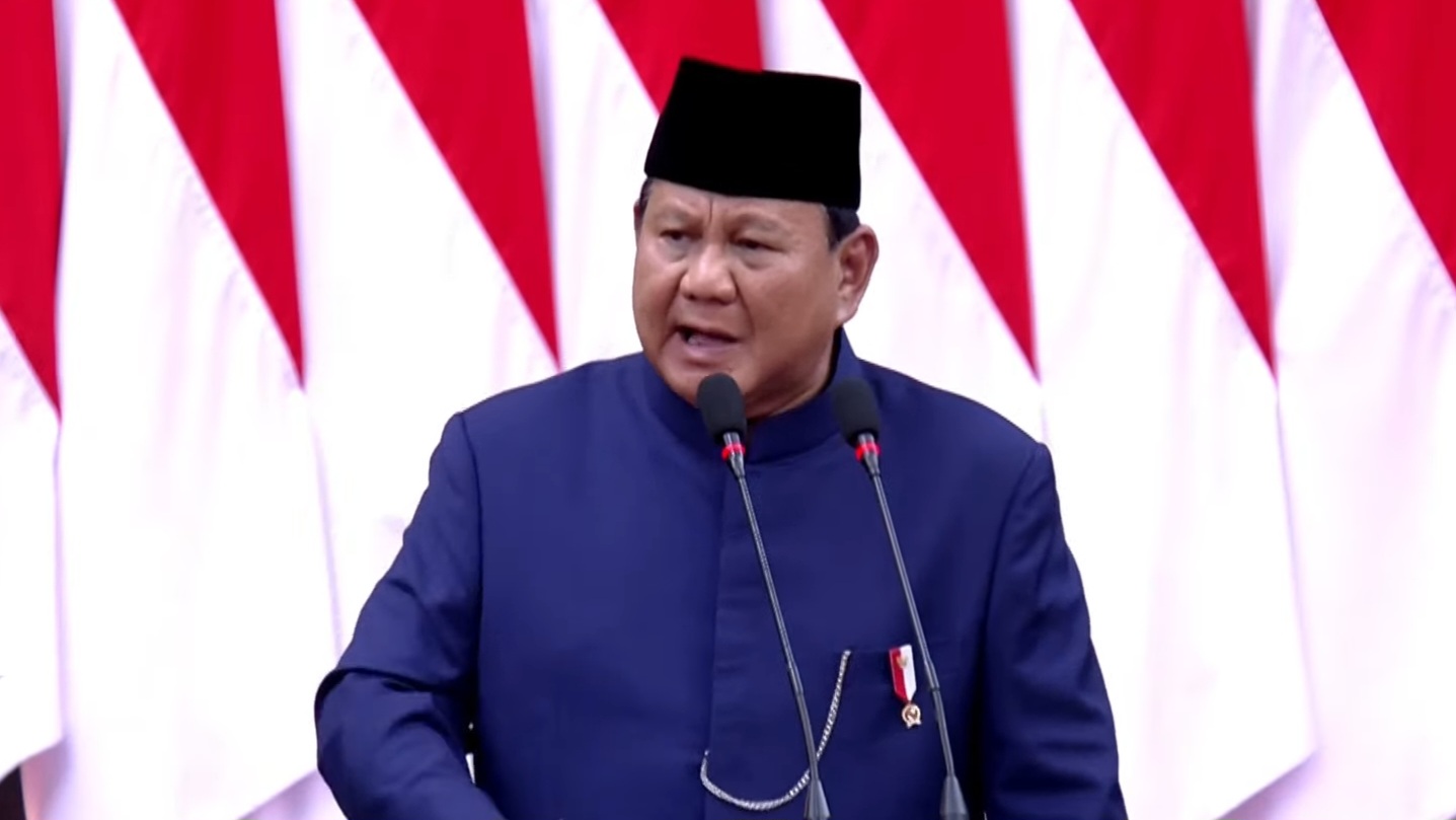 Presiden RI Prabowo Subianto (SinPo.id/YouTube SinPoTv)