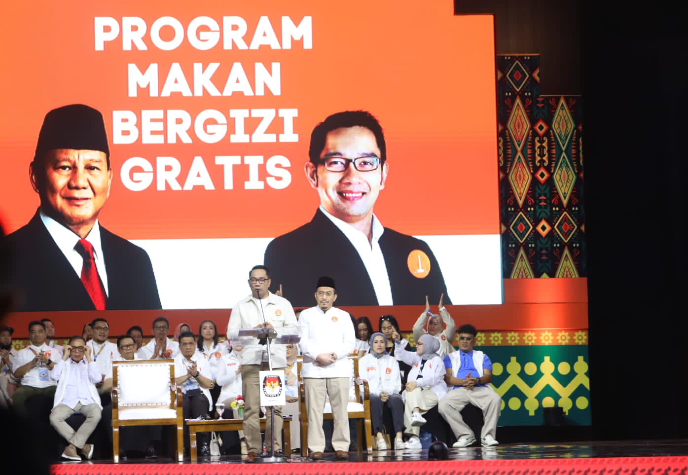 Pasangan Ridwan Kamil dan Suswono (SinPo.id/ Ashar)