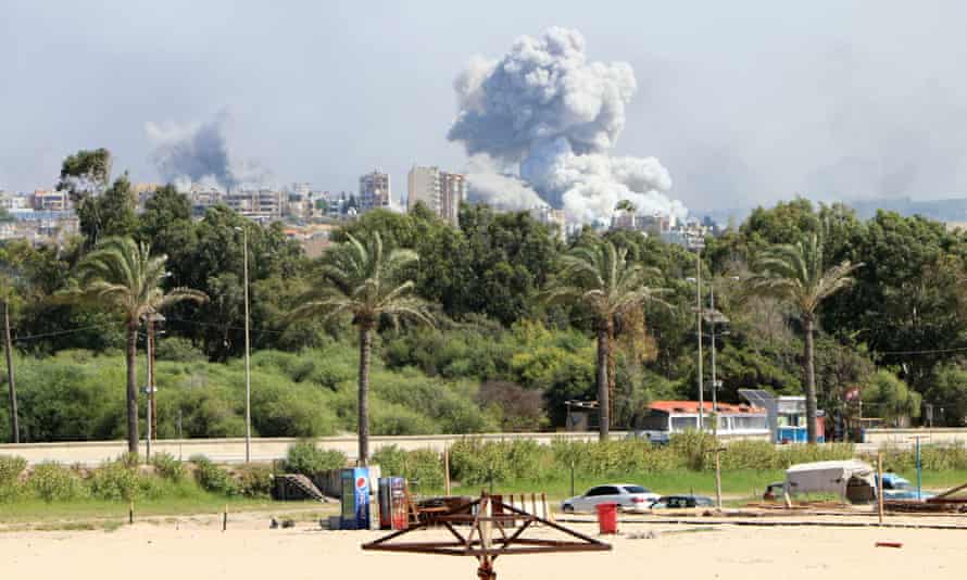 Serangan Israel di Lebanon (SinPo.id/AFP)