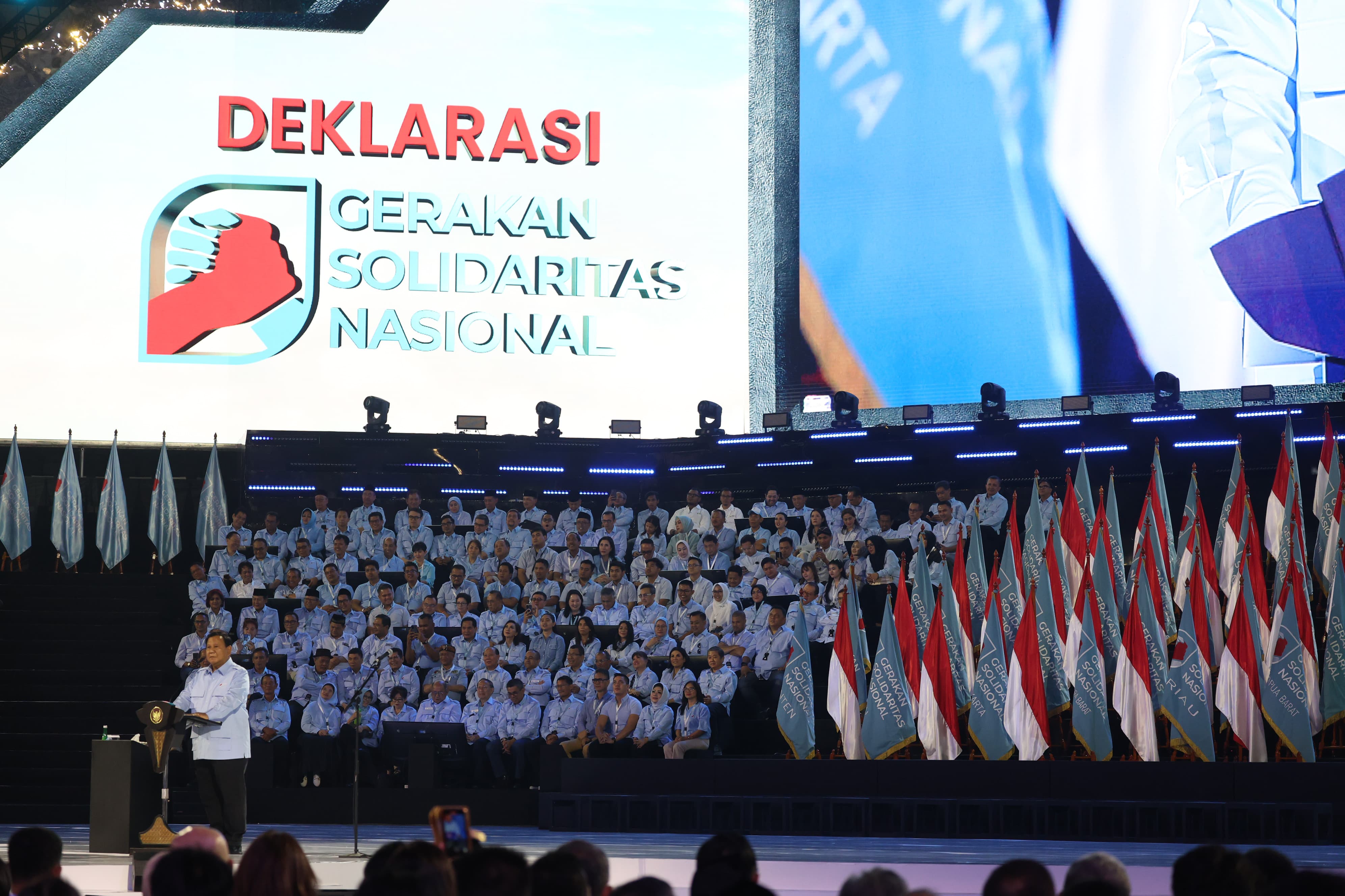 Presiden Prabowo Deklarasikan Gerakan Solidaritas Nasional (SinPo.id/tim Gerindra)