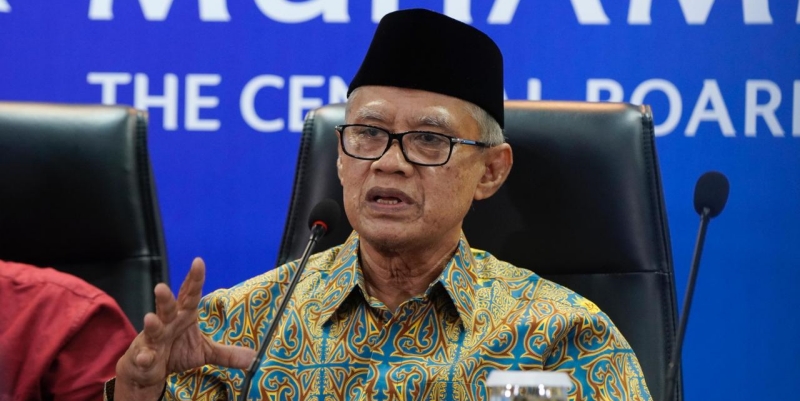 Ketua Umum PP Muhammadiyah Haedar Nashir. (SinPo.id/Youtube Muhammadiyah)