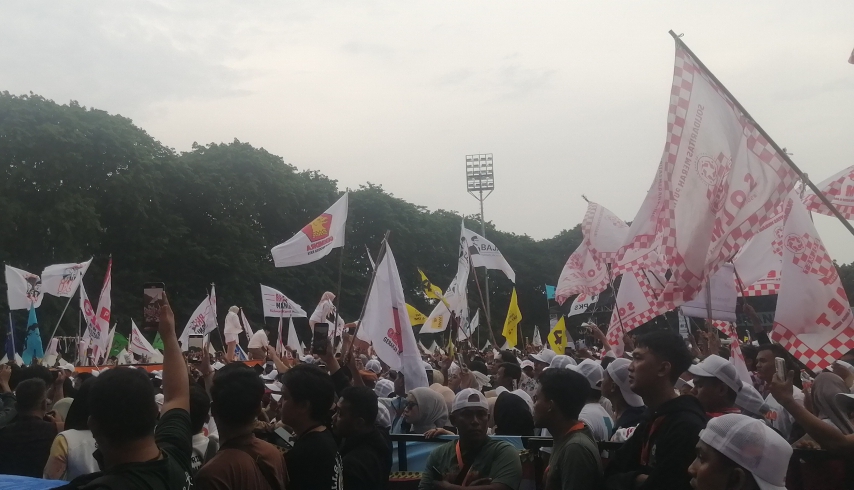 Kampanye Akbar RK-Suswono di Lapangan Banteng (SinPo.id/Tio Pirnando)